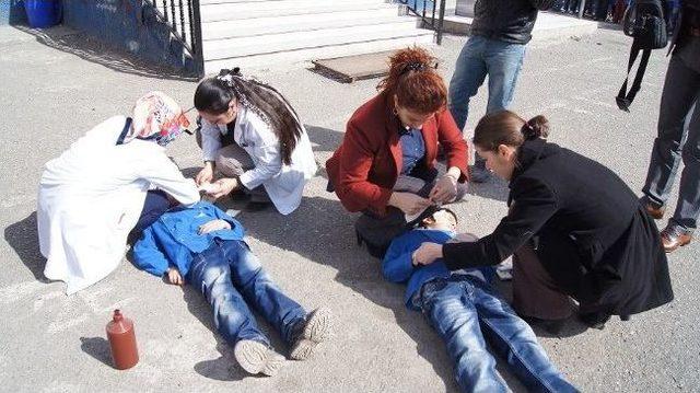 Kağızman&rsquo;da Ger&ccedil;eği Aratmayan Tatbikat 2