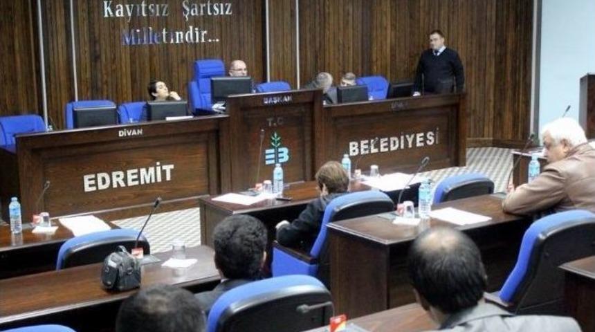 Edremit Belediye Meclisi Toplandı