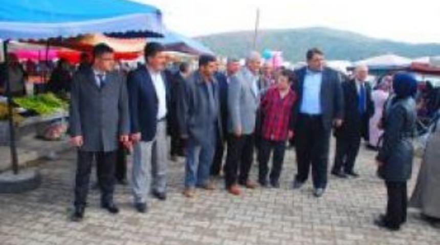 AK Partililerin Sebze Pazarı Ziyaretleri