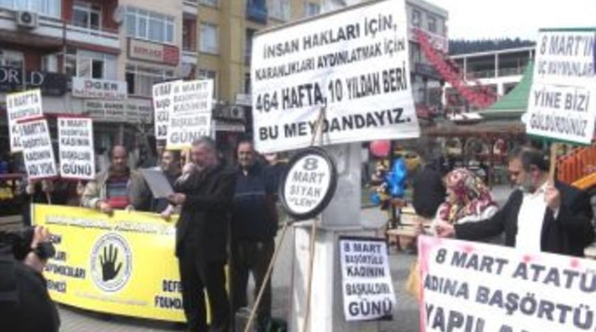 D&uuml;nya Kadınlar G&uuml;n&uuml;nde Protesto...