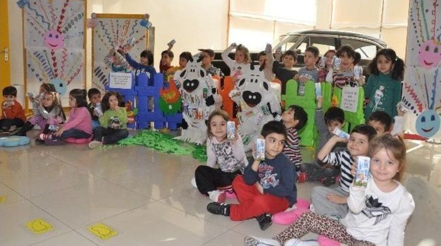 Minik Gkv&rsquo;lilerden &lsquo;s&uuml;t İ&ccedil;iyor Sağlıklı B&uuml;y&uuml;yorum&rsquo; Projesi