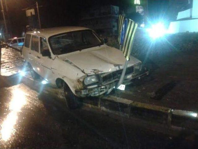 Kaza Yapan S&uuml;r&uuml;c&uuml; Ortalıktan Kayboldu 1