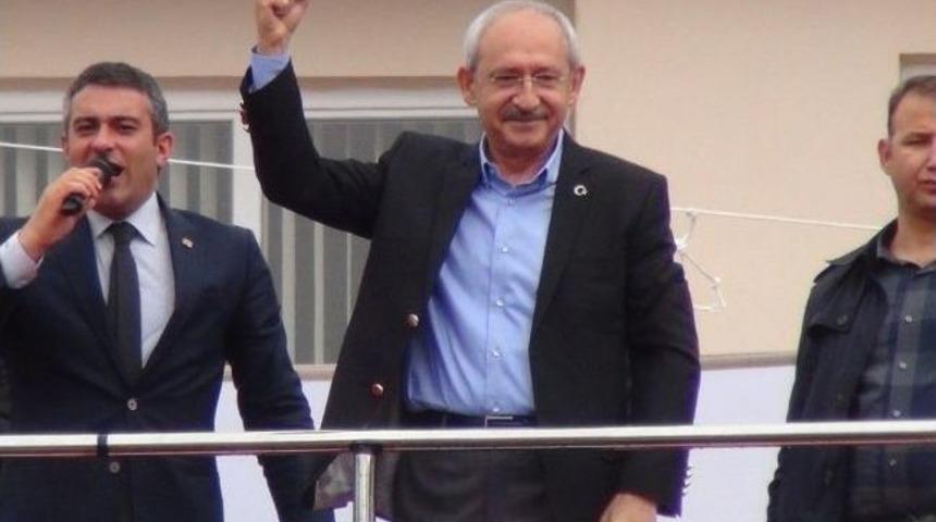 Silifke'de Halka Hitap Eden Chp Genel Başkanı Kemal Kılı&ccedil;daroğlu: