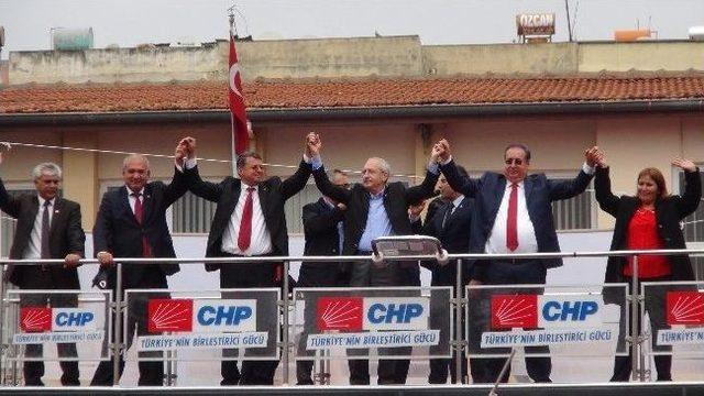 Silifke'de Halka Hitap Eden Chp Genel Başkanı Kemal Kılıçdaroğlu: