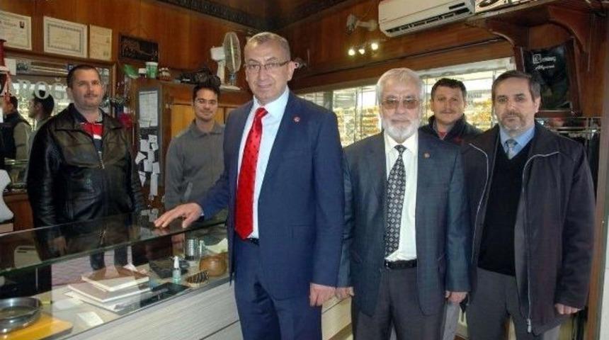 Sp Başkan Adaylarının Edremit'te Esnaf Ziyareti