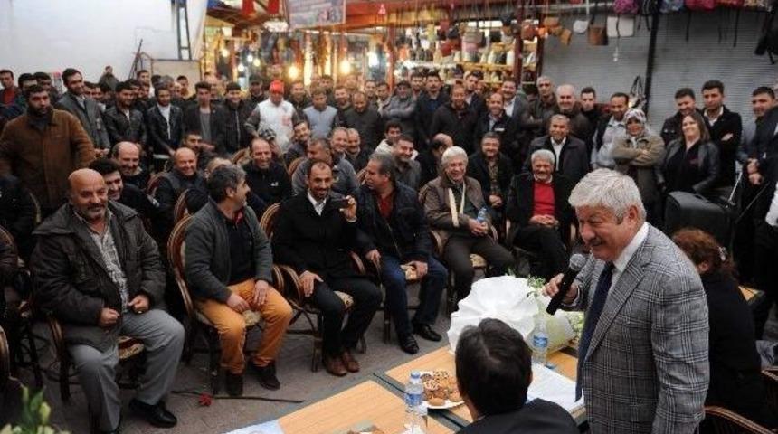 Akaydın'dan Festival &Ccedil;arşısı Esnafına "haklarınız Korunacak" S&ouml;z&uuml;