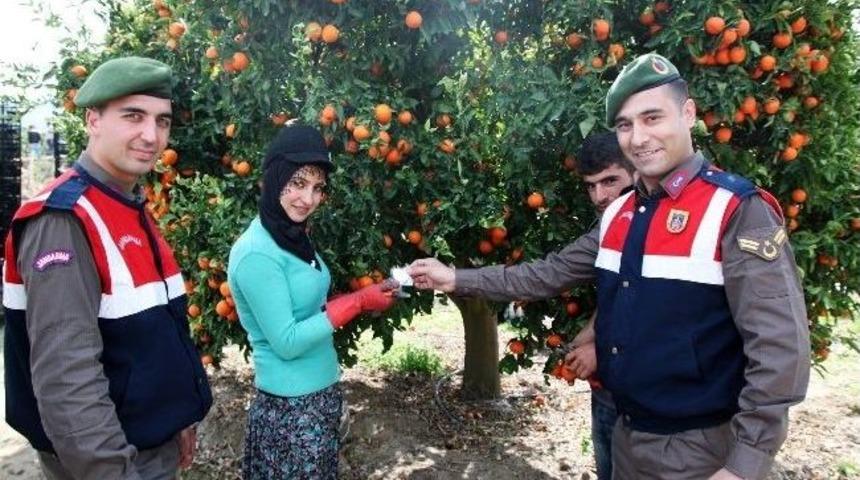 Jandarmadan Kadınlar G&uuml;n&uuml; Kutlaması