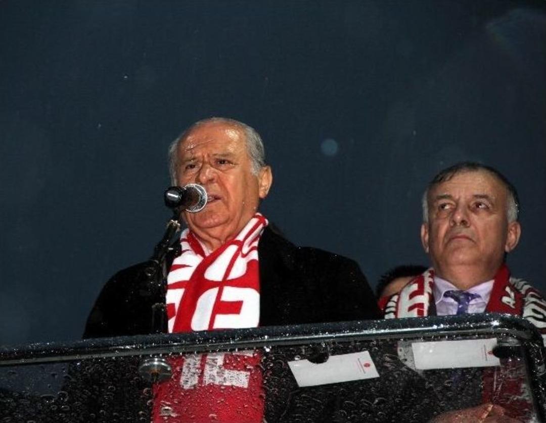 Mhp Genel Başkanı Bah&ccedil;eli Atakum Skm A&ccedil;ılışını Yaptı