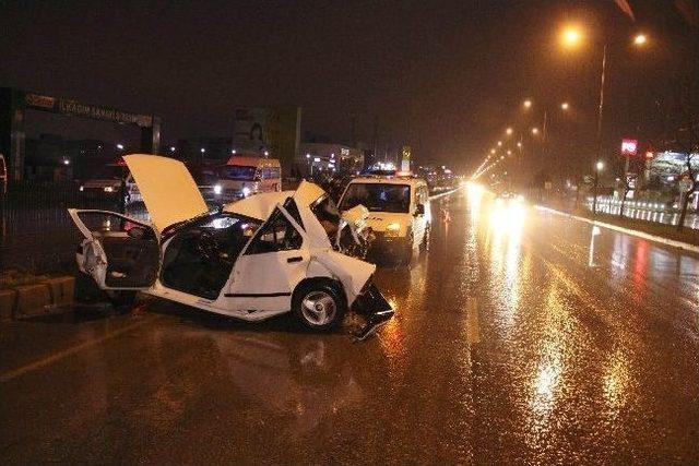 Samsun da Sağanak Yağış Kazaya Sebep Oldu: 5 Yaralı 2