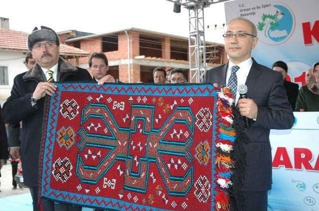 Bakan Elvan Sarıveliler&rsquo;de Temel Attı 1