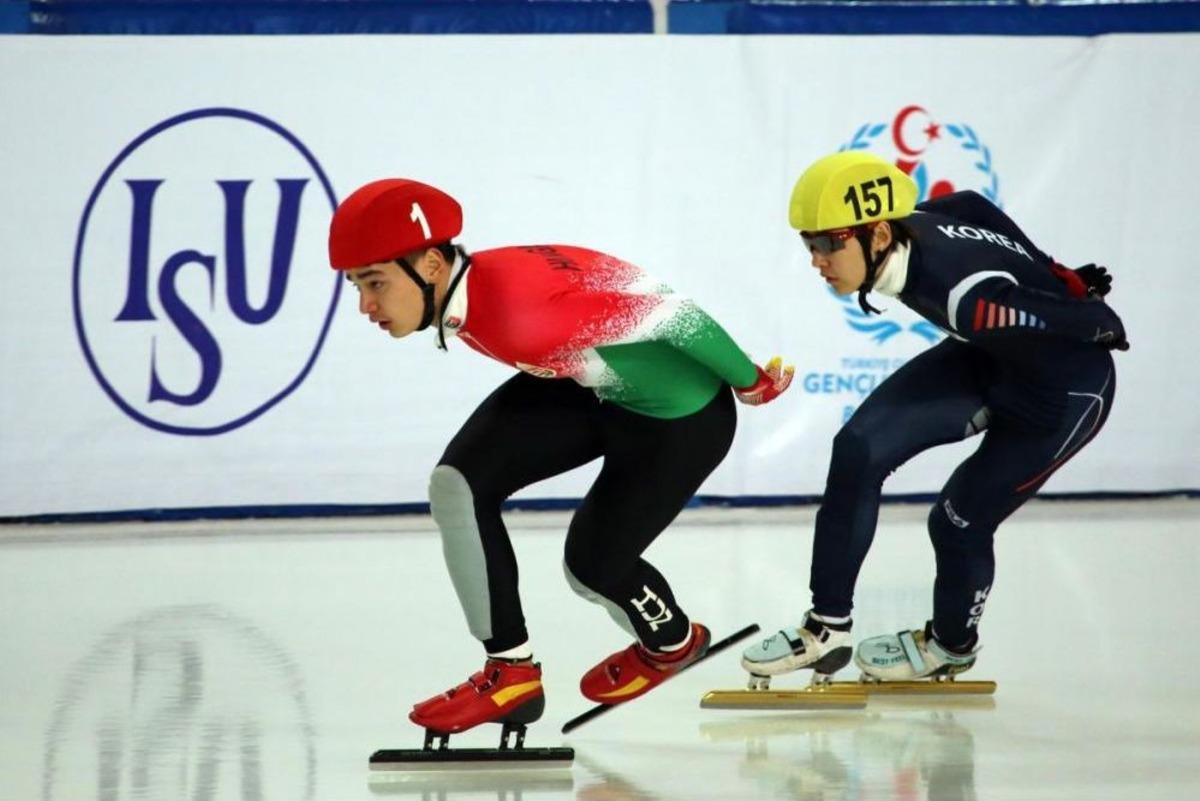 "D&uuml;nya Gen&ccedil;ler Short Track Şampiyonası" Sona Erdi