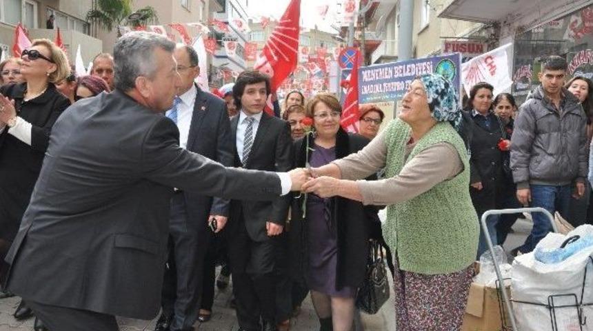 Başkan Şahin, 8 Mart'ı Kadınlarla Kutladı