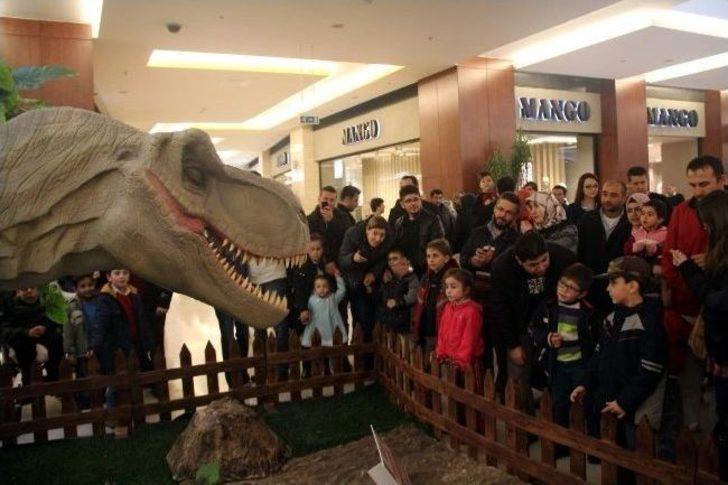 Bursa'da Dinazor Sergisi Küçüklerden Çok Büyüklerin İlgisini Çekti G1