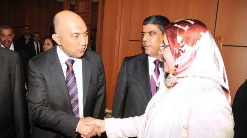 Ramazanoğlu Faslı Bakan Hakkaoui İle G&ouml;r&uuml;şt&uuml;