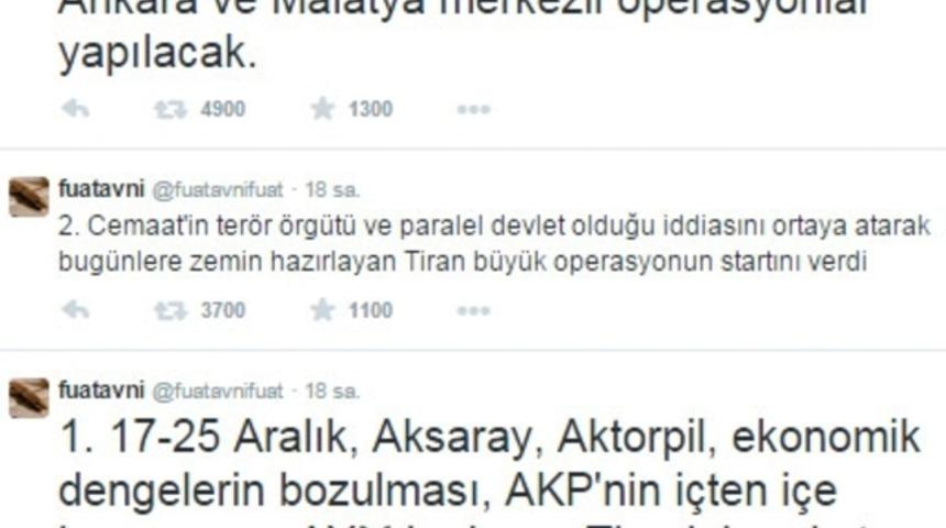 Fuat Avni bir tweet attı, ortalık karıştı
