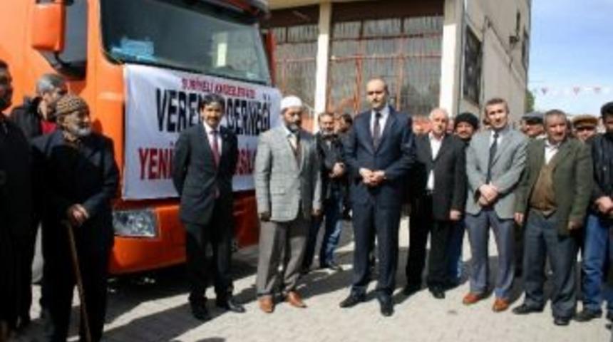 Verenel Derneği Suriye&rsquo;yi Unutmadı