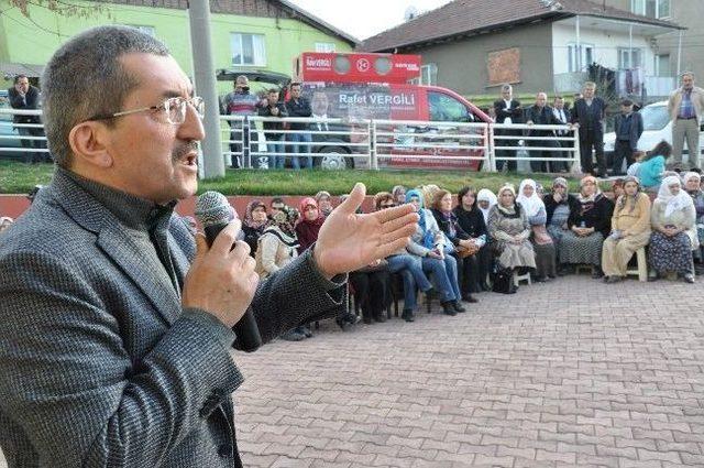 Vergili’den Miting Gibi Mahalle Toplantısı