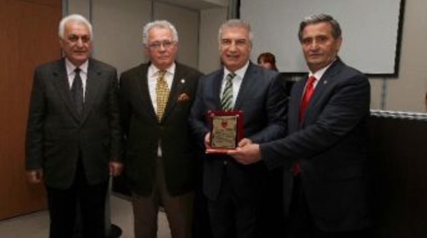 Emekli Astsubaylar&rsquo;dan Başkan Durak&rsquo;a Teşekk&uuml;r Plaketi