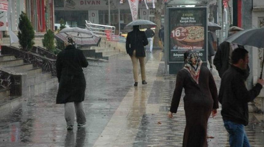 Adıyaman&rsquo;da Yağmur Sevinci