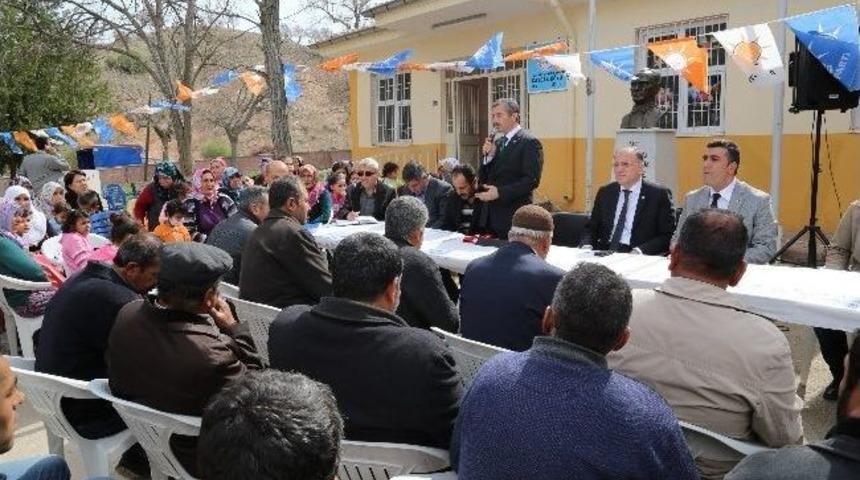 Ko&ccedil;er İle Tahmazoğlu, Mahalle Olacak K&ouml;yleri Ziyaret Etti