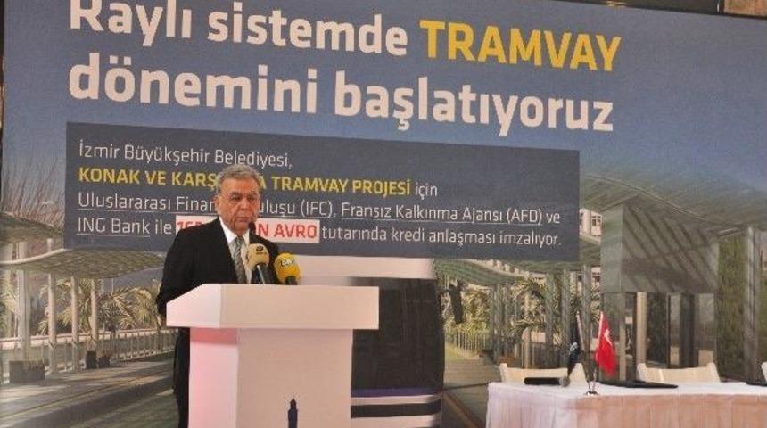 İzmir Tramvay Projesi İ&ccedil;in 165 Milyon Euroluk Kredi İmzalandı