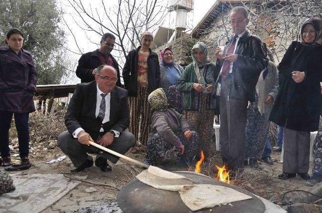 Ak Parti Adayı Barut, Köy Ziyaretlerine Devam Ediyor