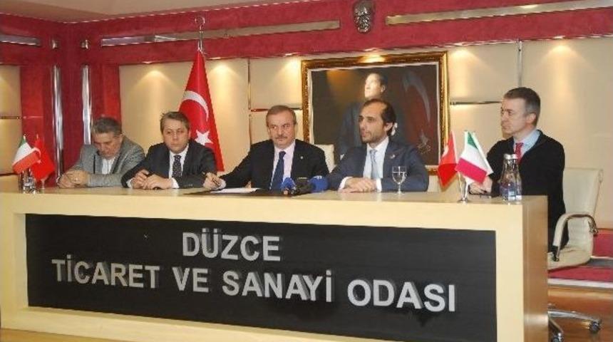 İtalya Başkonsolosu D&uuml;zce'de