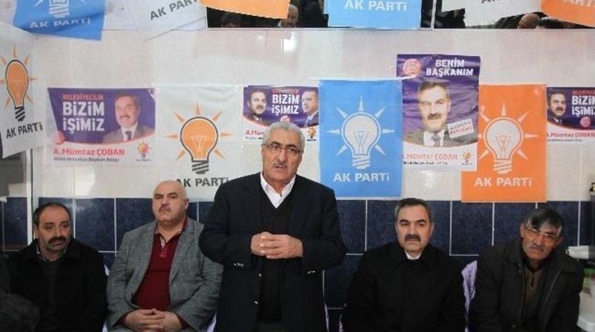 Ak Parti Se&ccedil;im B&uuml;rosuna Destek Ziyareti