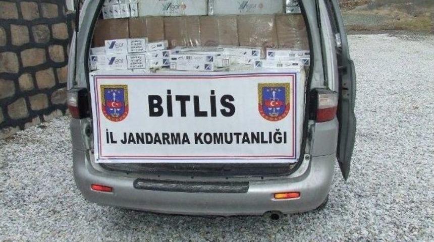 Jandarmadan Ka&ccedil;ak Sigara Operasyonu