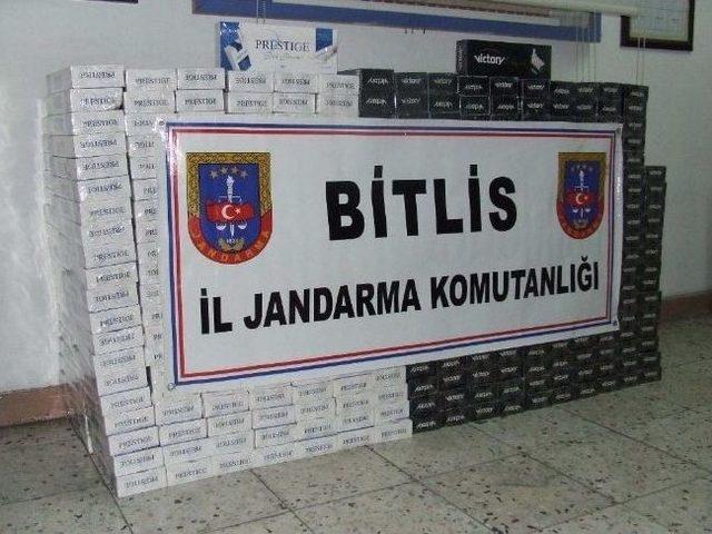 Jandarmadan Kaçak Sigara Operasyonu