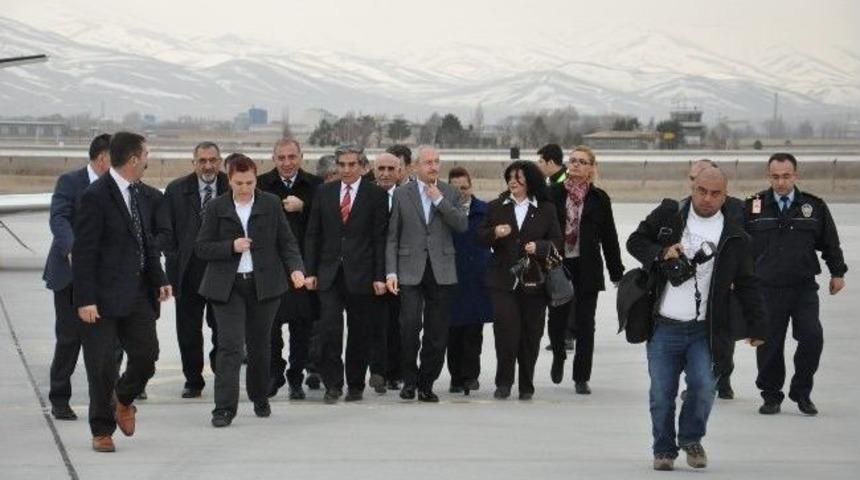 Chp Lideri Kılı&ccedil;daroğlu Erzurum&rsquo;da