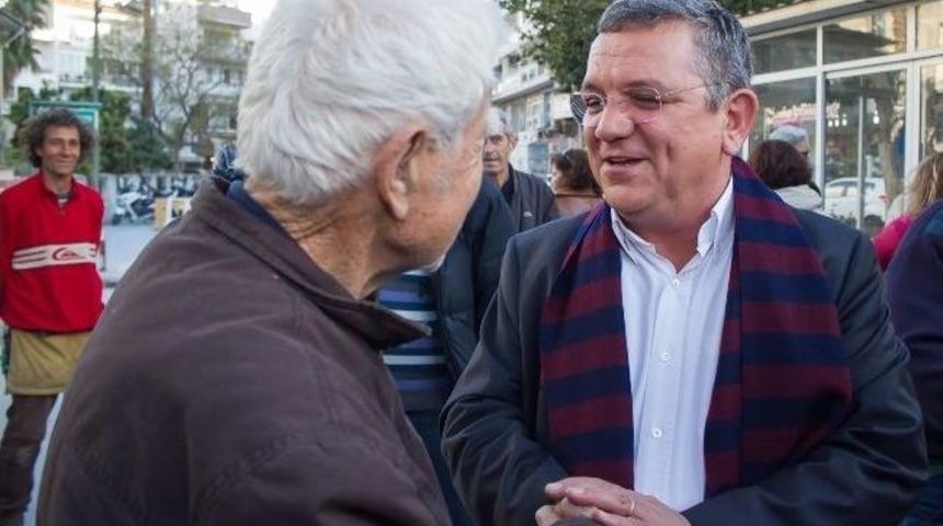 Chp&rsquo;nin Kuşadası Adayı Kayalı, Sıkılmadık El Bırakmadı