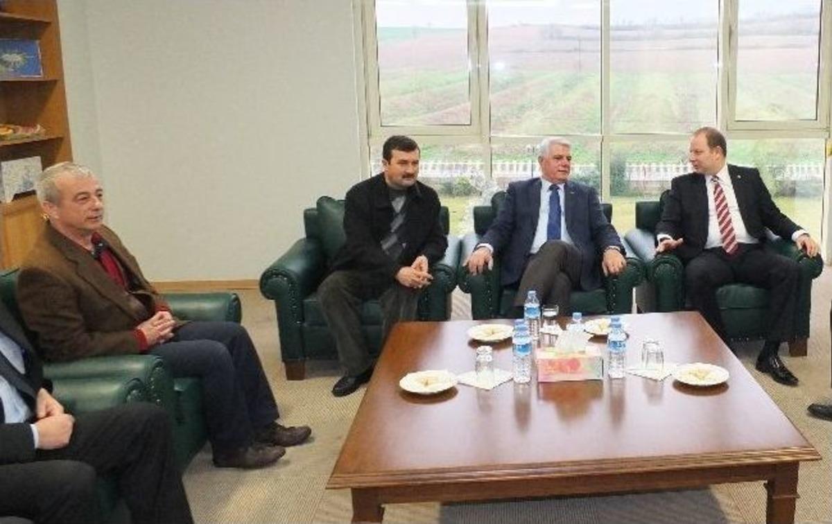 Başkan Sedef&ccedil;i'den, Ticaret Borsası'na Ziyaret