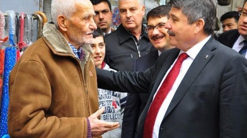 Tanrıverdi'den Esnaf Ziyareti