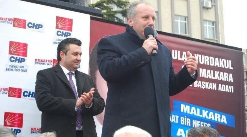 Chp&rsquo;li İnce: "yolsuzluklara Karşı T&uuml;m Partiler Hep Beraber Olmalıdır"