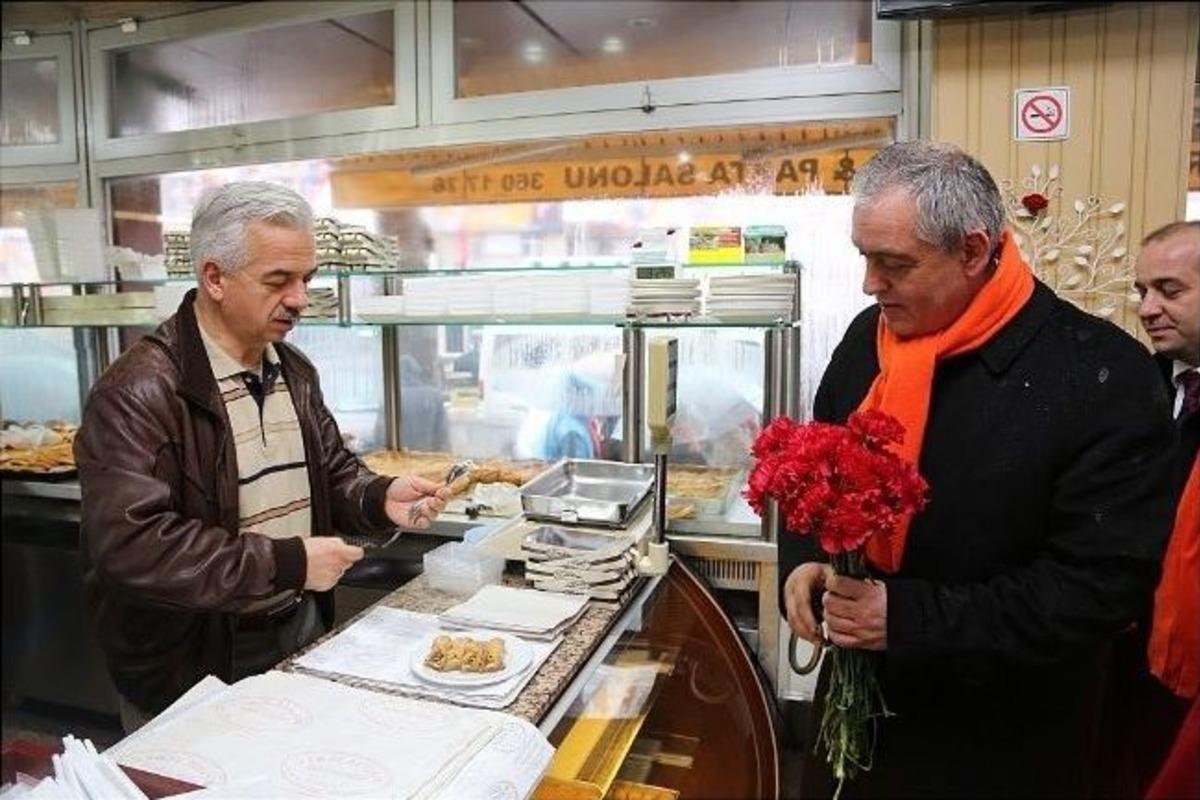 Remzi Aydın, Kemerburgaz Esnafıyla Buluştu