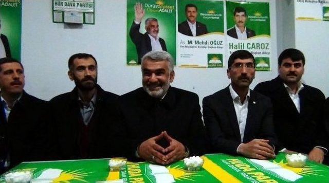 H&uuml;da-par Genel Başkanı Yapıcıoğlu Erciş&rsquo;te 2