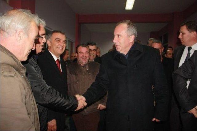 Chp Grup Başkanvekili İnce Edirne&rsquo;de 2