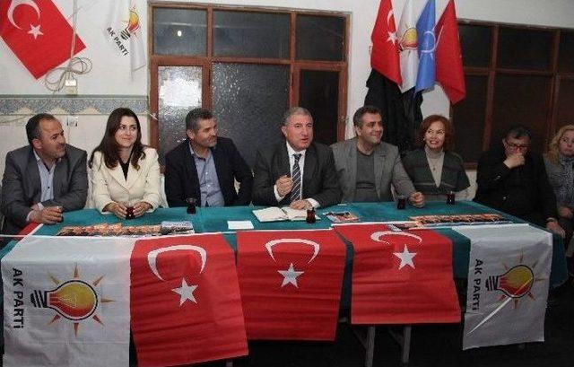 Ak Parti Adayı Sadi, Aşağıkaraman Köyü’nü Ziyaret Etti 1