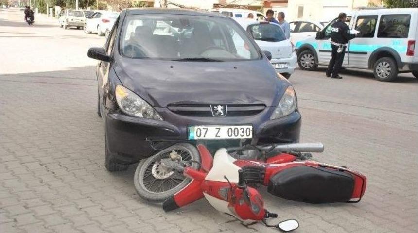 Antalya&rsquo;da Kaza: 1 Yaralı