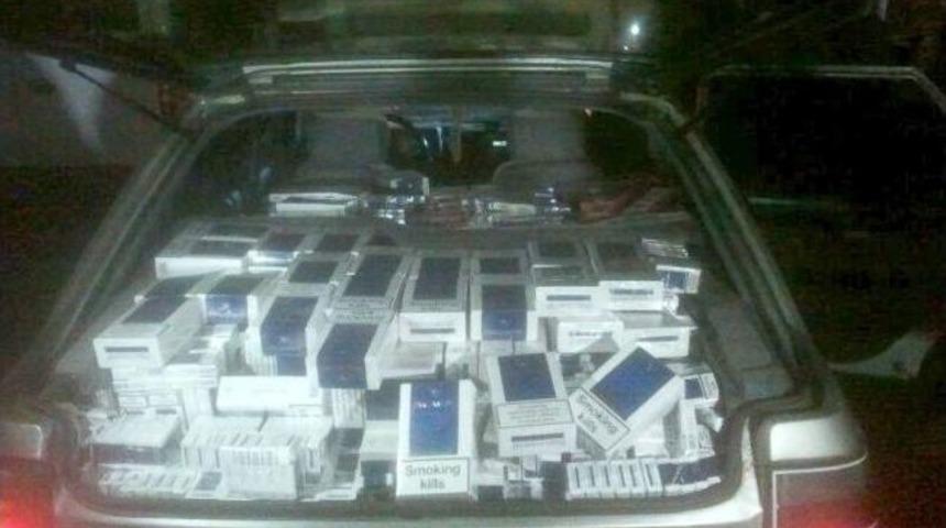 Viranşehir'de 20 Bin 280 Paket Ka&ccedil;ak Sigara Ele Ge&ccedil;irildi