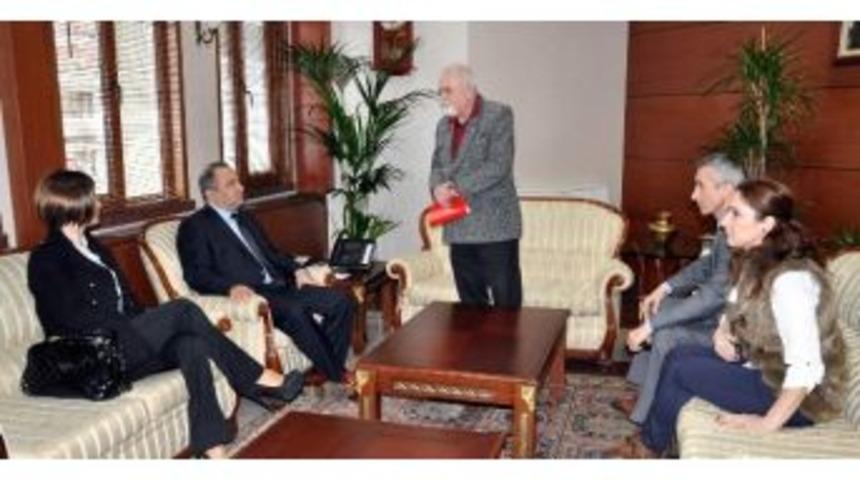 Alkol Ve Uyuşturucu İle M&uuml;cadele Derneği&rsquo;nden, Vali Kaban&rsquo;a Ziyaret