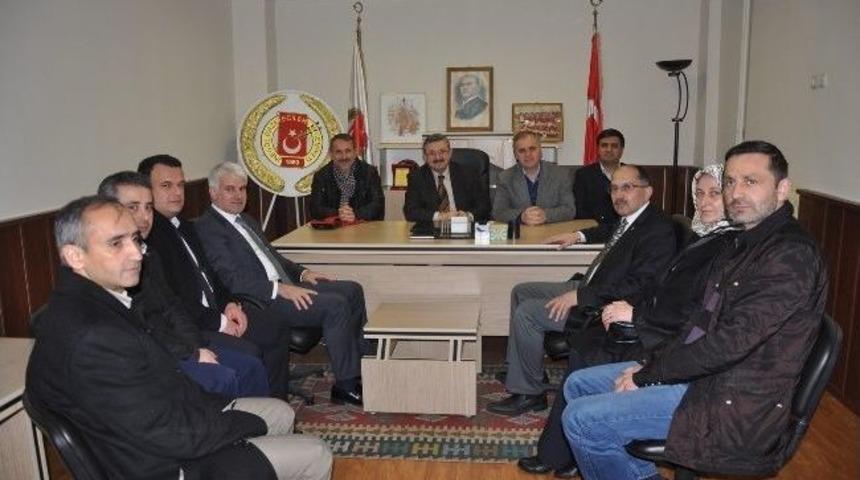 Şahin'den İneg&ouml;l Gazeteciler Cemiyeti'ne Ziyaret