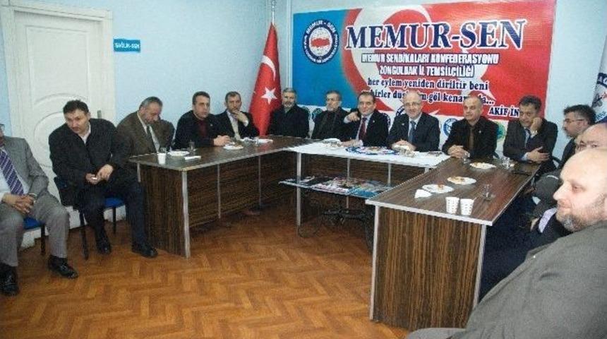Kar, Memur-sen&rsquo;de Sert Konuştu