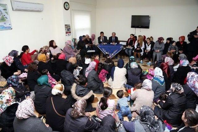Milletvekili Tayyar Ve Başkan Fadıloğlu Aile Merkezini Ziyaret Etti 1