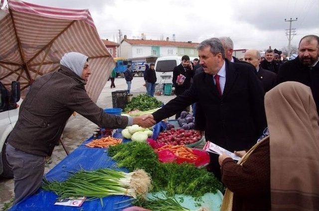 Bbp Genel Başkanı Destici Eskişehir'de