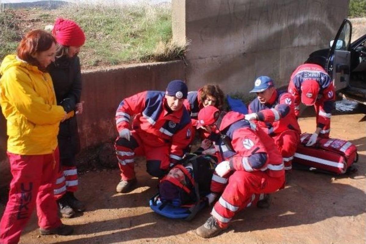 Umke'den Ger&ccedil;eği Aratmayan Kurtarma Tatbikatı