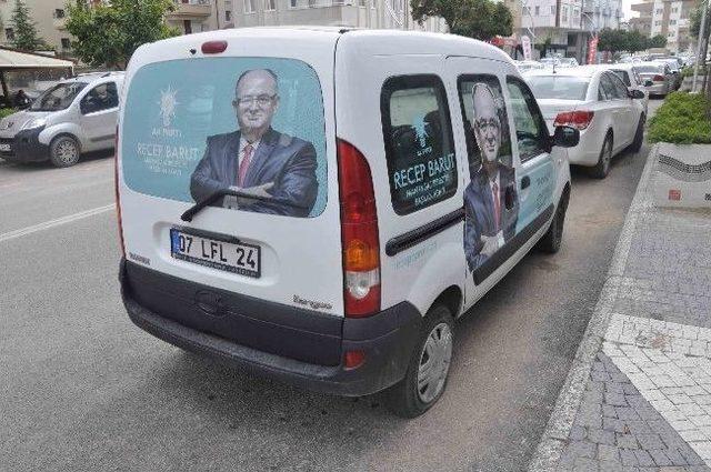 Ak Parti’li Belediye Başkan Adayının Resmi Bulunan Araca Saldırı 2