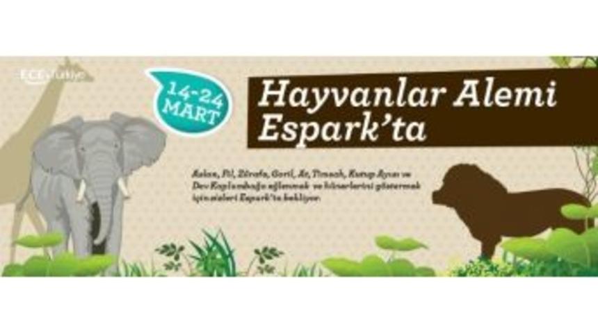 Espark Alışveriş Merkezi&rsquo;de &lsquo;robotik Hayvanlar Sergisi&rsquo;