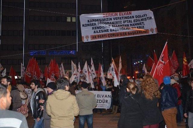 Çorlu’da Berkin Elvan Eylemi